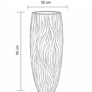 گلدان فایبرگلاس درختی